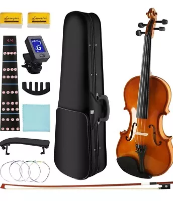 DEBEIJIN Handcrafted 3/4 Violin For Beginners Premium Violin For Kids Beginners • $30
