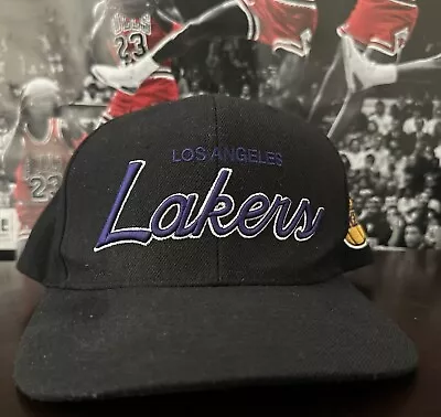 Los Angeles Lakers Mitchell And Ness NBA Highlighter Team Pop Snapback Hat • $9.99