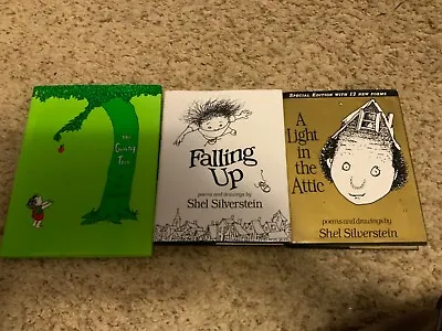 Shel Silverstein Books Falling Up Giving Tree A Light In The Attic • $10.80