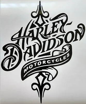 Vinyl Decal Harley Davidson Sticker Car Window Bumper Motorcycle Wall • $12.10