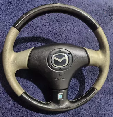 Nardi Mazda Steering Wheel For Mazda MX5 Miata 323 BG5 RX7 FC3S FD3S JDM OEM • $240