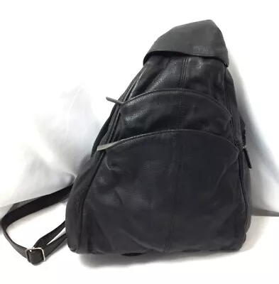 Vintage C-Bags Leather Sling Crossbody Backpack Purse  • $29.99