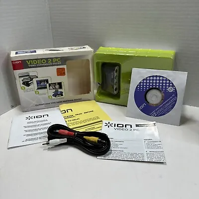 ION Video 2 PC VCR VHS To Computer USB Video Conversion System Transfer Movies • $17.50