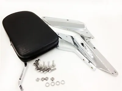Skull Style Backrest Sissy Bar With Leather Pad For 1994-2003 Honda Magna 750 VF • $57.82
