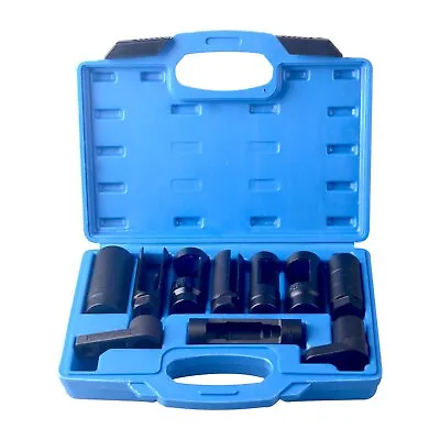 10Pcs Oxygen Sensor Socket Set Sensor Oil Pressure Sending Unit Removal Kit • $40.55