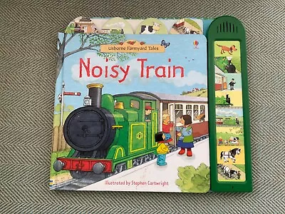 Noisy Train Book (Farmyard Tales) By Taplin Sam Board Book. • £2.50