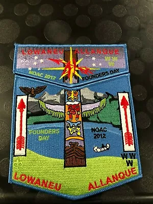 Oa Lowaneu Allanque Lodge 41 2012 Noac Founders Day Two Piece Set  • $20