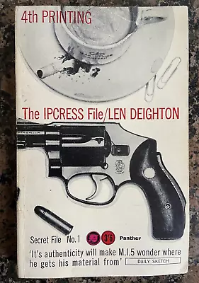 £7.65 • Buy The IPCRESS File | Len Deighton | Panther 1964 |Vintage Paperback