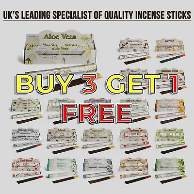 Stamford Incense Sticks Premium Hex ❤️Buy 3 Get 1 FREE - Burning Incense UK ❤️  • £1.85