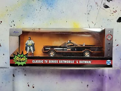 Jada Toys Classic TV Series Batmobile Car And Nano Batman Figure 2022 New • $16