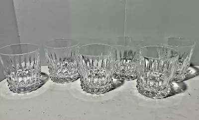 VTG Set Of 6 Chrystal D’Arques-Durand Old Fashioned Whiskey Glasses • $58.95