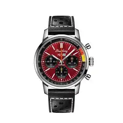 Breitling Top Time B01 Chevrolet Corvette Red Dial 41mm Watch AB01761A1K1X1 • $6095