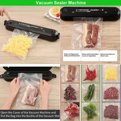 Vacuum Sealer Machine Seal A Meal Food Saver System With Seal Bag USA • $7.99