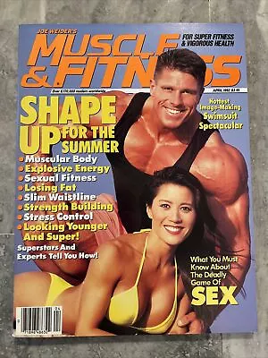 VTG Muscle And Fitness Magazine April 1992 Vol. 53 No. 4 • $7.50