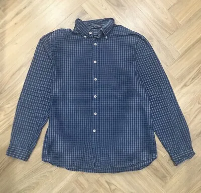 Gant Long Sleeve Blue And White Shirt Mens M • £5