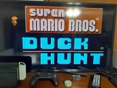 Nintendo Entertainment System NES Super Mario Bros Duck Hunt TESTED Look • $7.49