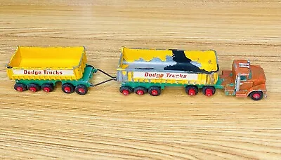 1960s Lesney Matchbox King Size K-16 Dodge Tractor & Trailer Tippers • $40