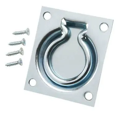 Recessed Trap Door Ring Pull Handle 3  X  3-1/2  B99008G-ZP-U • $8.89
