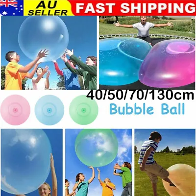 130cm Super Wubble Bubble Ball Firm Water Balloons Inflatable Refillable Stretch • $11.39