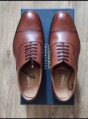 Loake Seconds Archway Mahogany 7 G.. Dainite Sole ..boxed..no Shoe Bags • £75