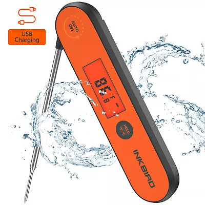 Inkbird BBQ Thermometer Waterproof IHT1P Fast Read Food Thermometer Oven Grills • $41.99