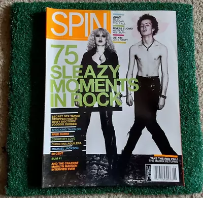 Spin Magazine 75 Sleazy Moments In Rock Featuring Sid And Nancy Rare June 2003 • $12