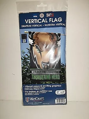 Marshall University Thundering Herd NCAA Vertical Banner 27  X 37  • $19.99