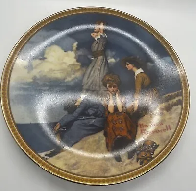 Norman Rockwell  Waiting On The Shore  Collectors Plate • $2.95