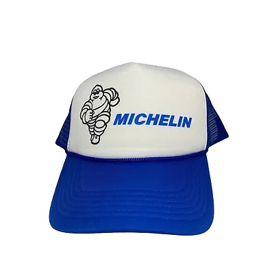 Michelin Trucker Hat Baseball Cap Mesh Michelin Man Retro Trucker Hat • $18.99