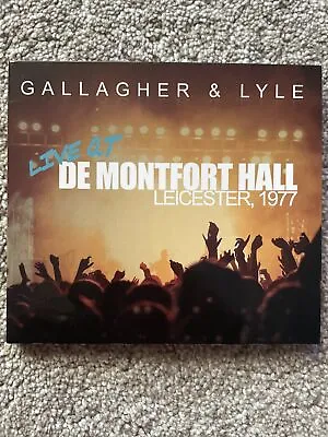 Live At De Montfort Hall Leicester 1977 By Gallagher & Lyle (CD 2019) • £10