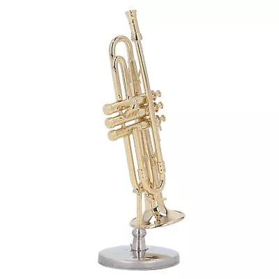 Trumpet Replica Mini Trumpet Toy Premium Brass For Desk • $21.62