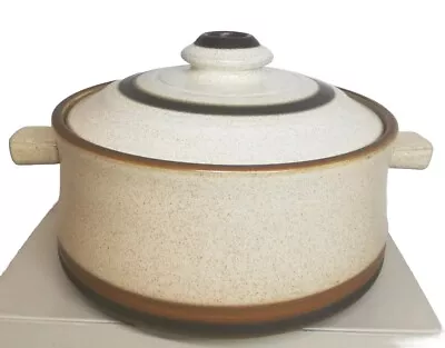 Denby Vintage Retro 1970s Potters Wheel Lidded Casserole Serving Dish Tureen. • £9.99