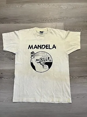 1990 Nelson Mandela T-shirt ScreenStars • $49.95