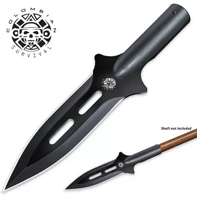 Colombian Warrior Spearhead & Nylon Sheath SK5 High Carbon Steel Blade 10 3/4  • $39.99