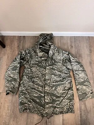 Men's US Military Improved Rainsuit Green Parka With Liner  Size Small • $45