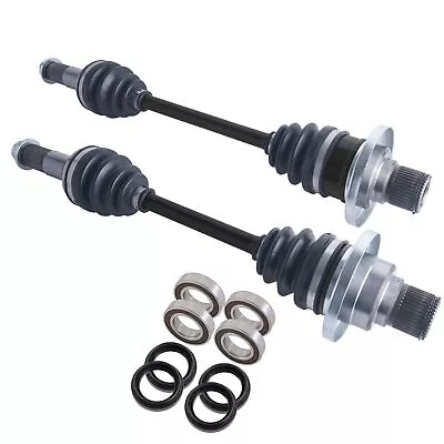 Yamaha Grizzly Rear Cv Axles & Wheel Bearings Set 660 2002 ONLY • $199.99