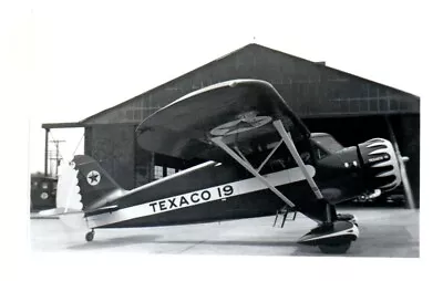 $13.99 • Buy Stinson Reliant Straight Wing Airplane Vintage Photograph 5x3.5  Texaco 19