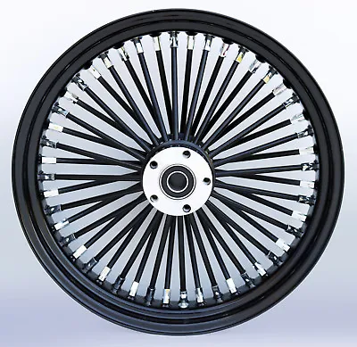 Black Ultima 48 King Spoke 18  X 10.5  Rear Wheel For Harley And Custom Models • $428.44