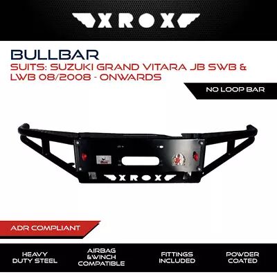 Xrox Bull Bar Fits Suzuki Grand Vitara JB SWB & LWB 08/2008-Onwards No Loop 4x4 • $1604.99