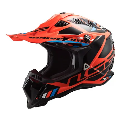 XL LS2 MX700 Subverter MX Motocross Motorbike Helmet KTM Orange • $167.74