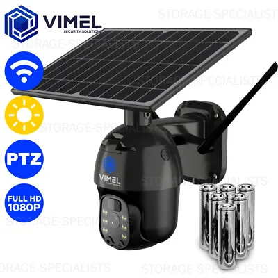 Wireless WIFI Construction Site Security Camera Solar PIR Sensor PTZ • $149