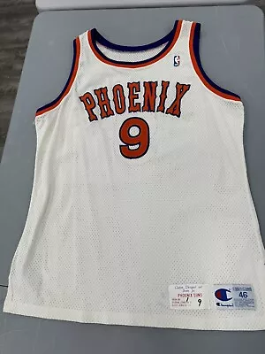 The Finest Dan Majerle Signed 1990 Phoenix Suns Game Used Jersey MEARS A10 • $9995