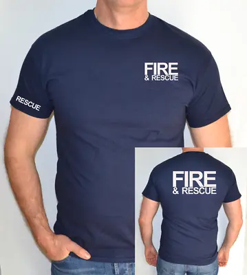 Fire And Rescue Service UK Fireman Emergency Services T SHIRTS • £14