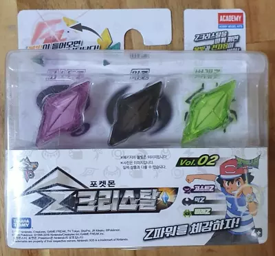 $29.99 • Buy TAKARA TOMY Pokemon Z Crystal Vol.02 Ghost Z, Dark Z, Bug Z (Korea Ver.)