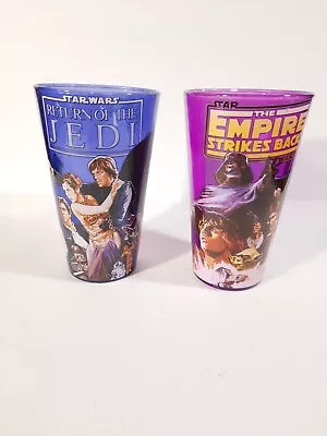 Star Wars Glass Cups Return Of The JEDI The Empire Strikes Back • $16