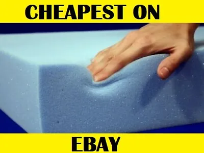 £20.49 • Buy Upholstery Foam Cushion High Density Bespoke Cutting Service Sofa Chair Bench 