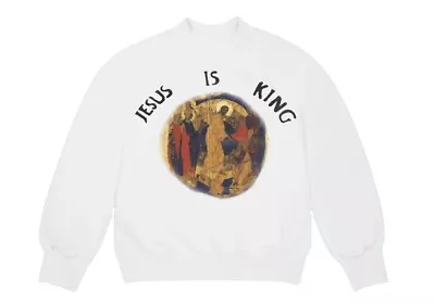 New Kanye West Jesus Is King New York Crew Neck Yeezy White XL Never Worn • $180