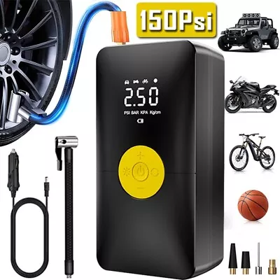 150 PSI Digital Tire Inflator Car Air Pump Compressor Electric Portable Auto 12V • $19.99