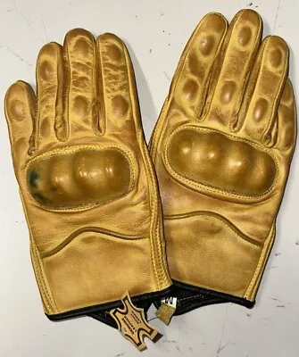 Leather Motorcycle Gloves Racing Gloves Made With Genuine Sheep Skin Leather • $25