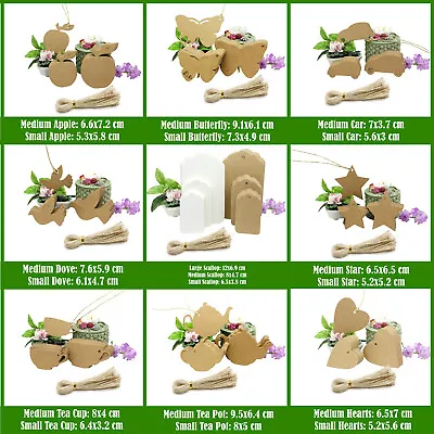 £3.59 • Buy Christmas/Wedding /Gift /Price Label Blank Luggage Kraft Paper Tags